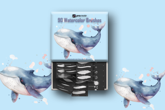 Download Watercolor Brushes for Procreate - Watercolor brushes Collection