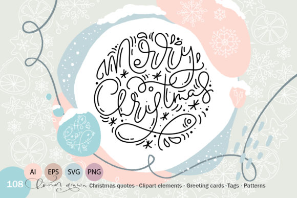 Download Christmas Monoline Collection - Premium Bundle