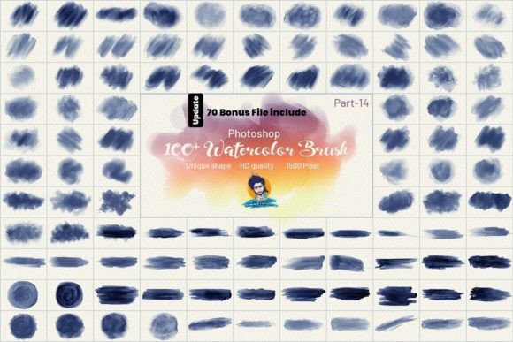 Download Realistic Watercolor Brushes - Watercolor brushes Collection